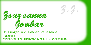 zsuzsanna gombar business card