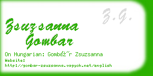 zsuzsanna gombar business card